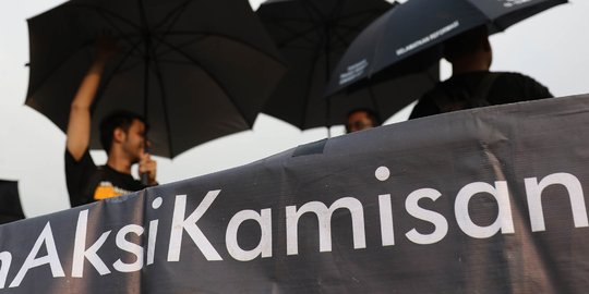 Aksi Kamisan ke 540, aktivis tuntut Jokowi tuntaskan kasus pelanggaran HAM