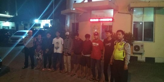 Diduga hendak tawuran delapan remaja mabuk diciduk polisi