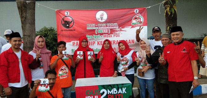 barisan soekarnois probolinggo bergerak door to door menangkan puti