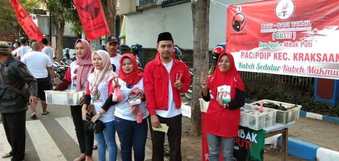barisan soekarnois probolinggo bergerak door to door menangkan puti