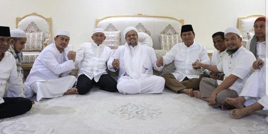 Ditemui Prabowo dan Amien Rais, Habib Rizieq ingin koalisi umat segera deklarasi