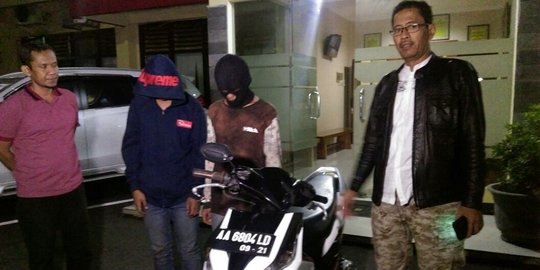 Dua Bonek perampas motor di Stadion Agung Bantul dibekuk polisi