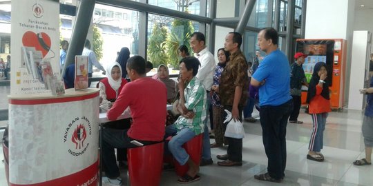 Penumpang mudik Lebaran 2018 di Bandara Cengkareng bisa cek tensi darah gratis