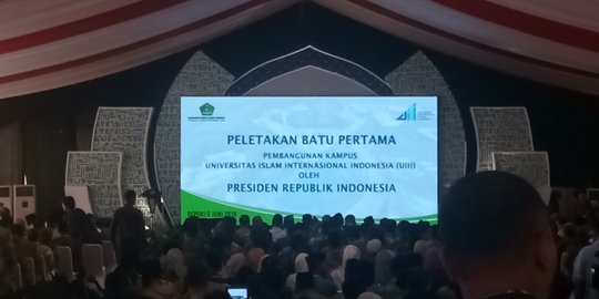 Jokowi groundbreaking Kampus UIII di Depok