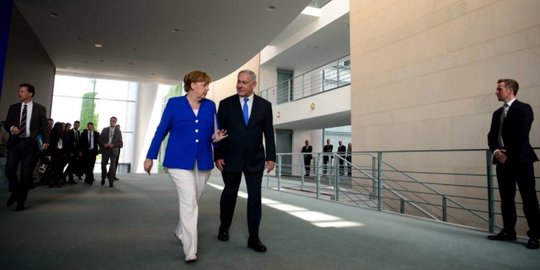 Bertemu Kanselir Jerman, Netanyahu berbeda pendapat soal nuklir Iran dan Palestina