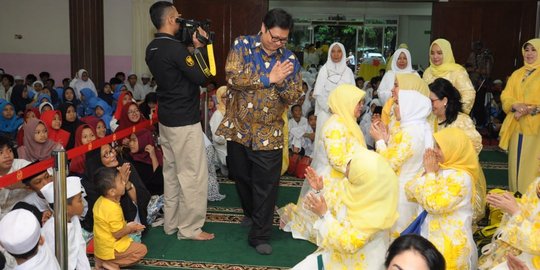 Airlangga sebut Golkar se-Indonesia santuni anak yatim