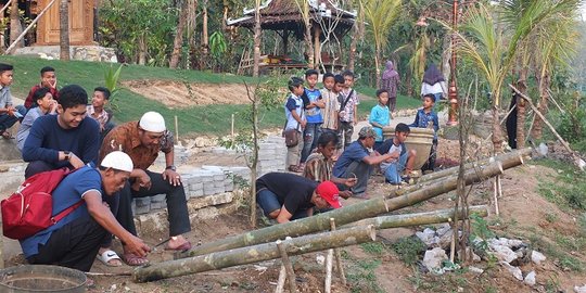 Tradisi bermain petasan bambu sambut Selikuran Ramadan di Gunungkidul