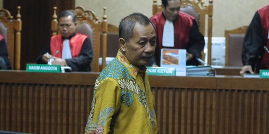 Raut eks Ketua Pengadilan Tinggi Manado usai divonis 6 tahun penjara