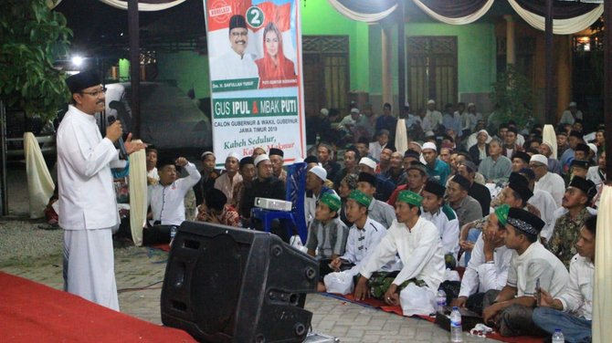 ribuan alumni langitan di bojonegoro kompak menangkan gus ipul