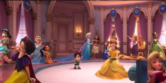 putri putri disney di ralph breaks the internet