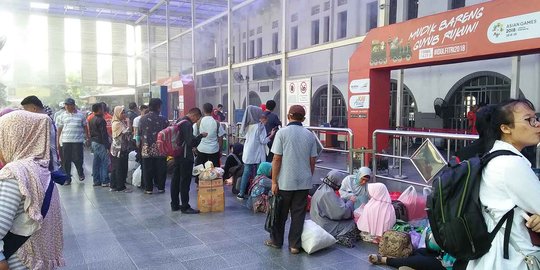 Mudik, lonjakan penumpang di Stasiun Senen diprediksi capai 25.000