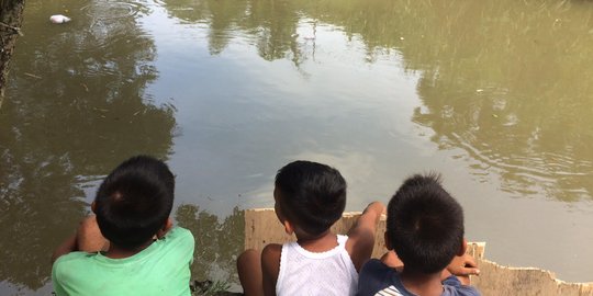 Buaya muncul di Sungai Deli, warga cemas