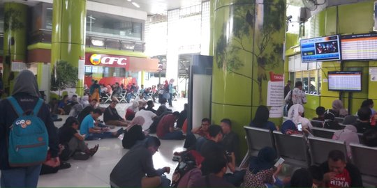 Sepekan jelang lebaran, 14.000 pemudik padati Stasiun Gambir