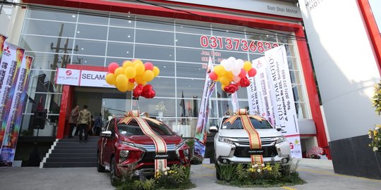 Mitsubishi ekspansi diler kendaraan penumpang ke-116 di Kenjeran, Surabaya