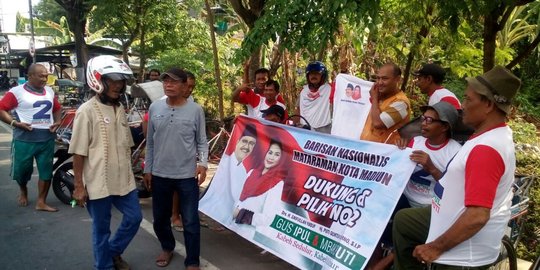 Nasionalis Mataraman kampanye Gus Ipul-Puti di Madiun