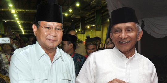Gerindra akan pertimbangkan duet Prabowo-Amien Rais di Pilpres 2019