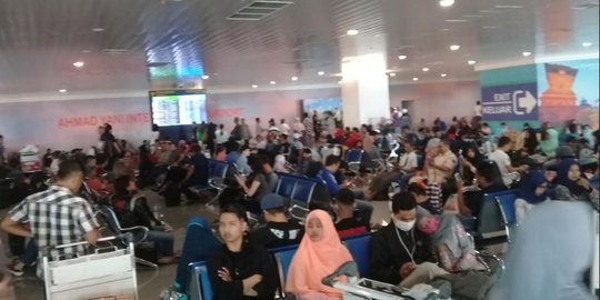 Bandara Ahmad Yani anyar, jumlah pemudik pesawat meningkat