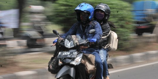 Pemudik motor mulai ramaikan jalur Kalimalang