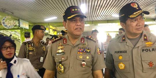 Wakapolri: Gambir bagus sekali, sudah seperti stasiun di Eropa