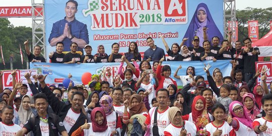 Via darat dan udara, Alfamidi berangkatkan 1.500 lebih pemudik