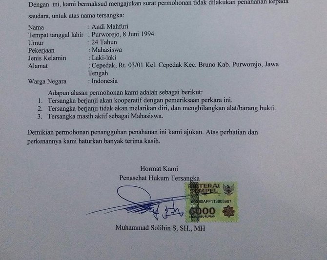 kader imm asal purworejo andi mahfuri