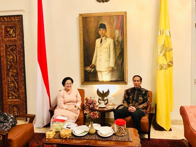 jokowi dan megawati buka puasa bersama di batu tulis