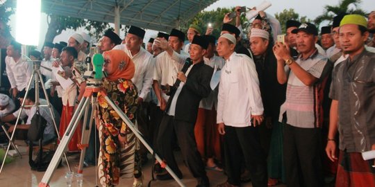 Hilal berhasil terlihat di Tanjung Kodok Lamongan