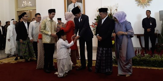Jokowi-JK open house di Istana bogor, tamu mulai dari pejabat hingga masyarakat
