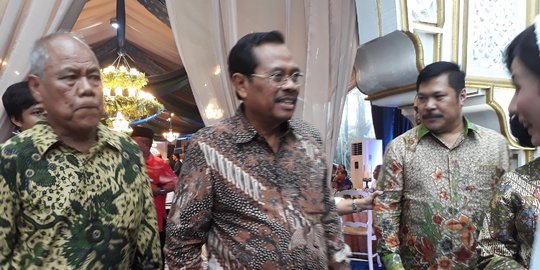 Jaksa Agung dan Wakapolri hadiri open house Ketum NasDem Surya Paloh