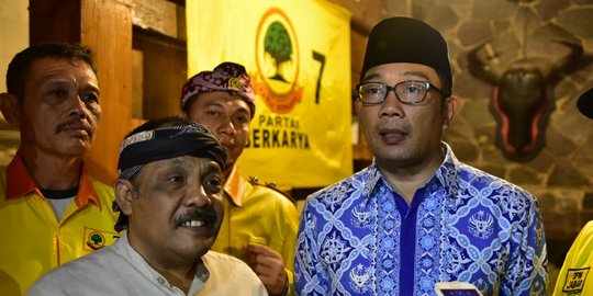 Didukung Partai Berkarya, Ridwan Kamil tak khawatir dikaitkan orde baru