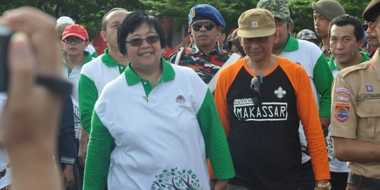 Lewat udara, Menteri Siti Nurbaya pantau penanganan karthutla di sejumlah titik