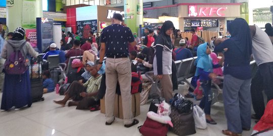 Arus balik Lebaran, 18.318 pemudik masuk Jakarta melalui Stasiun Gambir