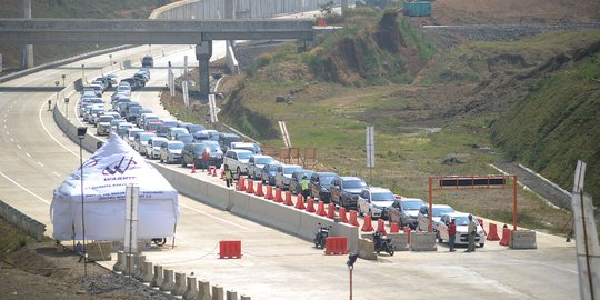 Hingga 24 Juni 2018, Tol Bocimi hanya berlaku satu arah menuju Jakarta