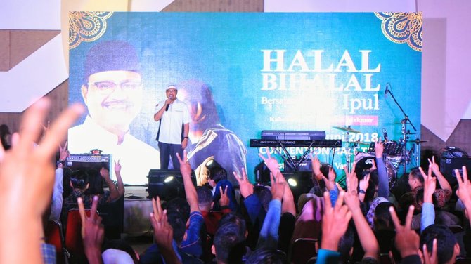 gus ipul halal bi halal bersama karyawan tunjungan plasa