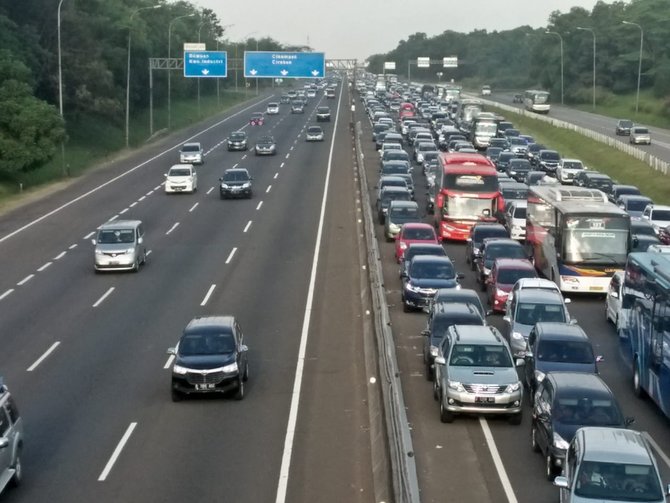 one way diberlakukan dari cipali hingga halim