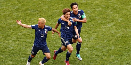 Jepang taklukan Kolombia 2-1