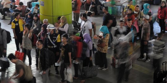 Libur Lebaran selesai, 18 ribu pemudik sudah tiba di Stasiun Gambir