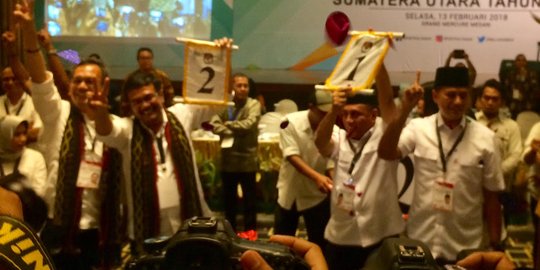 Indo Barometer: Djarot unggul 0,9% dari Edy Rahmayadi, belum memilih 25,4%