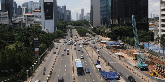 Ditinggal penghuninya mudik, Jakarta jadi lengang!