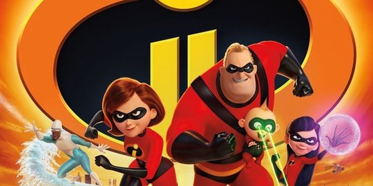 Incredibles 2 buat sejarah baru di rekor film animasi