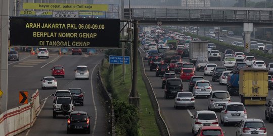 Pasca cuti lebaran, ganjil genap di tol baru efektif 25 Juni