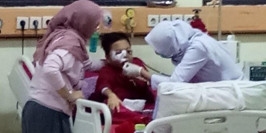 RS Polri gratiskan biaya pengobatan bocah korban pelemparan batu di Depok