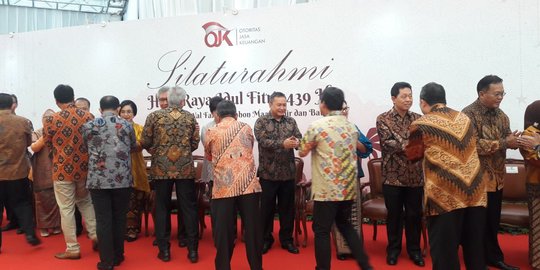 Sejumlah pejabat negara hadir di halal bihalal Bank Indonesia