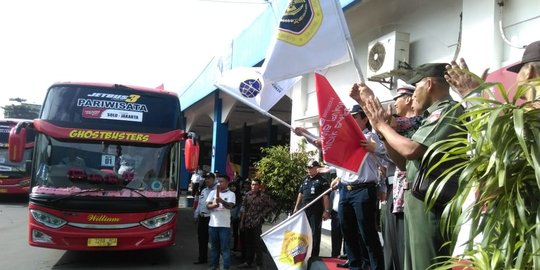3.105 Peserta mudik gratis Kemenhub asal Solo dipulangkan ke Jakarta