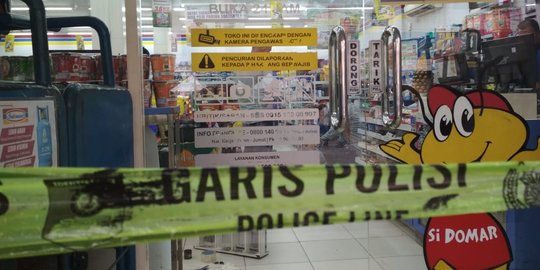 Perampok Indomaret Pekanbaru todongkan senpi, 2 karyawan disekap