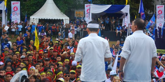 Kampanye akbar di Bogor, Dedi Mulyadi bilang 'kita sudah menang'