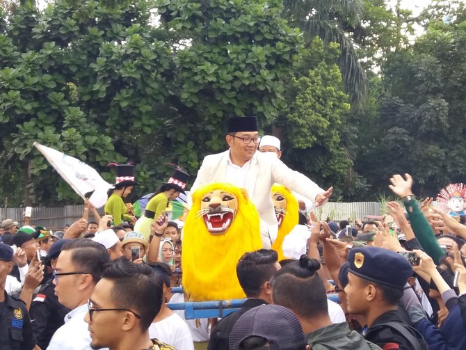 kampanye akbar ridwan kamil di tegalega