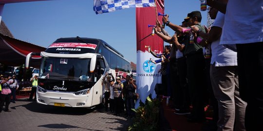 Arus balik, Jasa Raharja berangkatkan 3.858 orang dari Solo ke Jakarta