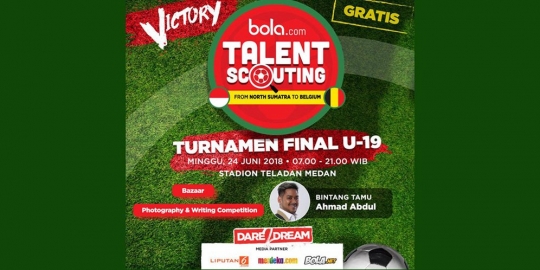 Bola.com Talent Scouting: Legenda Timnas Indonesia beri motivasi untuk peserta final merdeka.com Bola.com Talent Scouting: Legenda Timnas Indonesia beri motivasi untuk peserta final merdeka.com