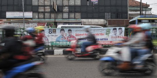 Masa tenang Pilkada 2018, atribut kampanye masih beredar di Bekasi